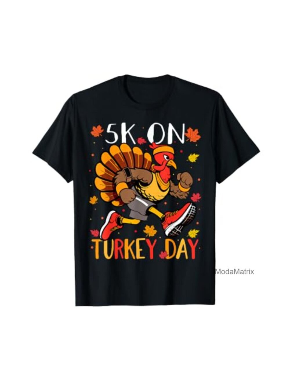 Turkey Trot 5K Thanksgiving Running Tee Short Sleeve Polyester
